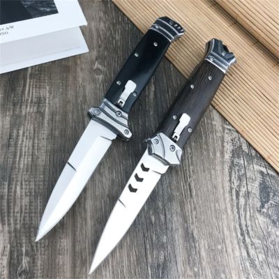 Black/Brown Wood Handle Cold Steel for outdoor hunting