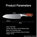 Professional Kitchen Cutlery Santoku Knives Germany 4Cr13 Chef Knife