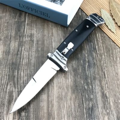 Black/Brown Wood Handle Cold Steel for outdoor hunting