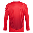 Manchester United adidas Home Shirt 2024-25 - Kids - Long Sleeve