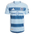 Jake Davis Sporting Kansas City adidas 2025 One KC Player Jersey - Light Blue