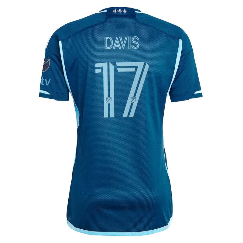 Jake Davis Sporting Kansas City adidas 2024 Diamonds Our Forever Player Jersey - Navy