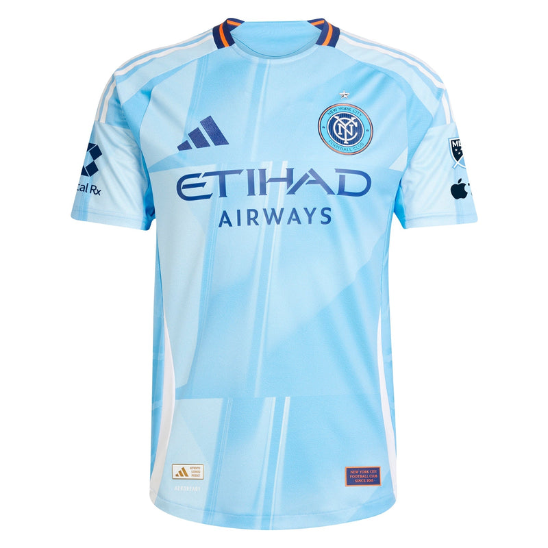 Julian Fernandez New York City FC adidas 2025 The Excelsior Kit Player Jersey - Light Blue