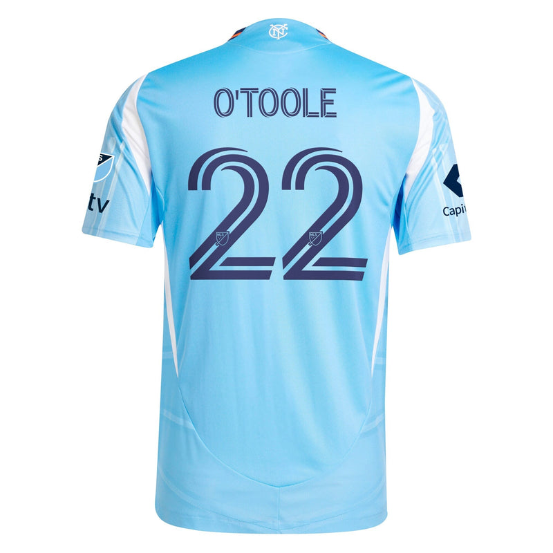Kevin O'Toole New York City FC adidas 2025 The Excelsior Kit Player Jersey - Light Blue