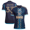 Quinn Sullivan Philadelphia Union adidas 2024 The XV Kit Player Jersey - Navy