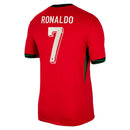 Portugal Nike Home Stadium Authentic Shirt 2024 with Ronaldo 7 printing