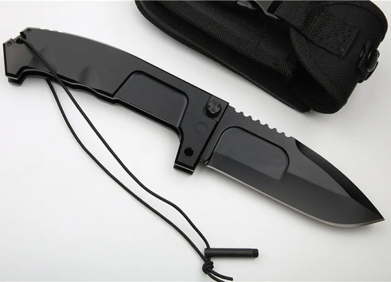 1Pcs Top N690 Drop Point Black for 0outdoor hunting