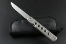 EDC Pocket Folding D2 Satin Tanto for Hunting outdoor -