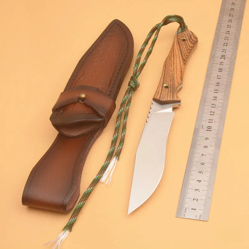 Full Tang Wenge Handle For outdoor hunting