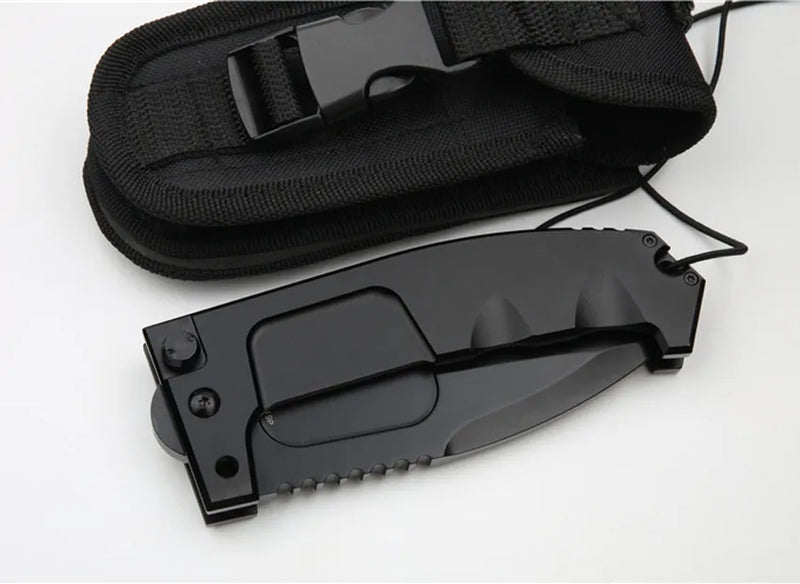 1Pcs Top N690 Drop Point Black for 0outdoor hunting