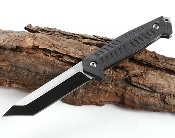 Hunt Knives™ Knife 440C Two-tone Tanto for outdoor hunting knife